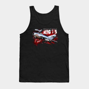 Mikoyan-Gurevich MiG-15 Soviet Union Vintage Fighterjet Tank Top